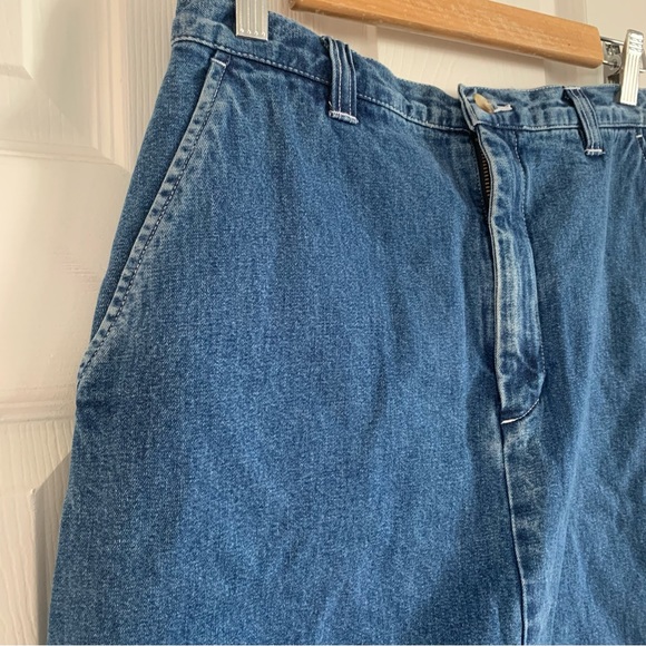Eddie Bower 100% Cotton Denim Jean Skirt - Picture 2 of 10